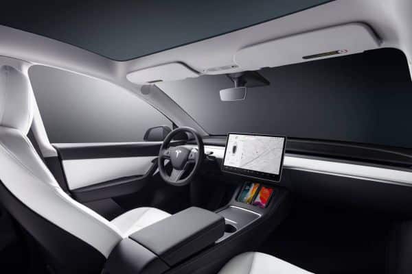 Der Innenraum des Tesla Model Y