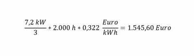 Formel zur Berechnung von Stromkosten