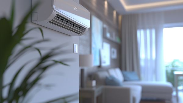 Klimaanlage im Wohnzimmer